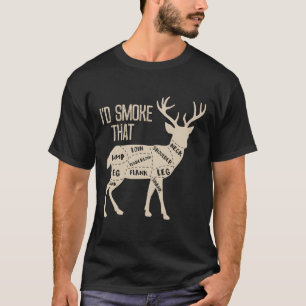 Camiseta Humaría Ese Regalo De Deer Bbq Para Navidades