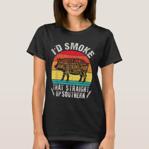 Camiseta Humaría ese retro Bbq T Meat Smoker G Grill Dad