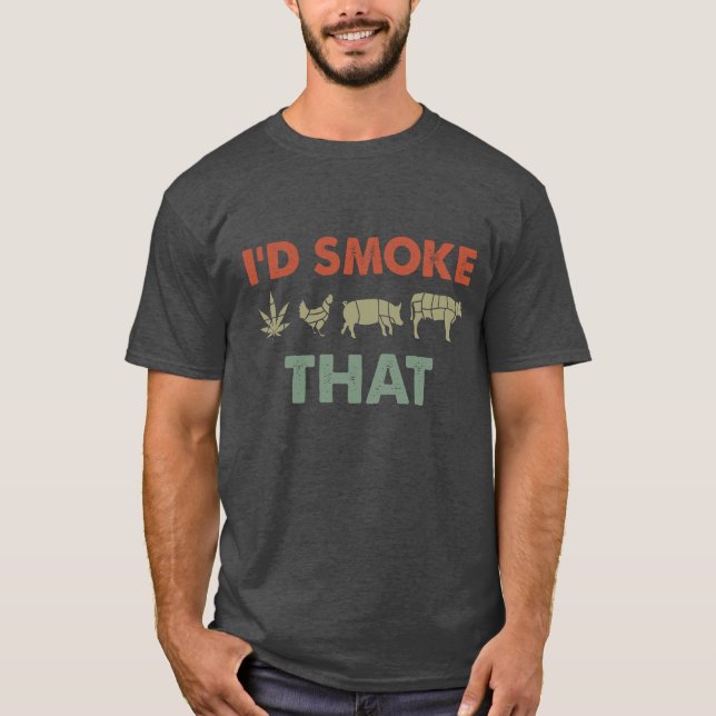 Camiseta Humaría esos animales de cerdo de pollo (Anverso)