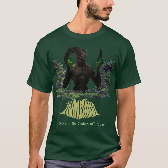 Camiseta Humbaba, Defensor del Bosque de Cedros del Líbano (Anverso)