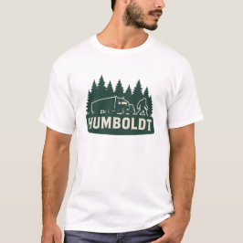 Camiseta Humboldt Bigfoot Semi-Truck & Forest Silhouette