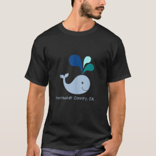 Camiseta Humboldt County California Cute Whale Lover Cartoo