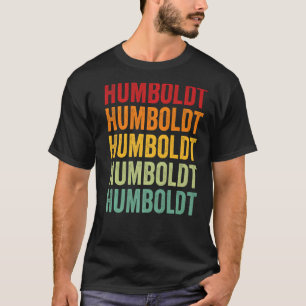 Camiseta Humboldt County Iowa Rainbow Textos