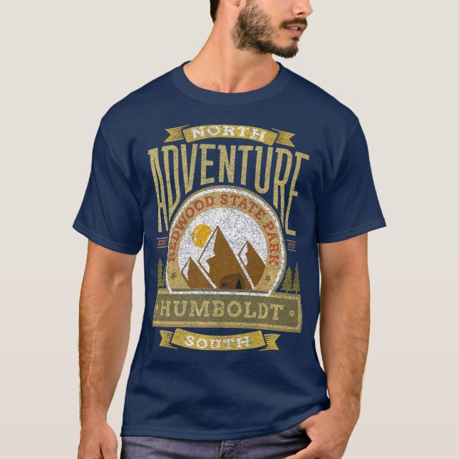 Camiseta Humboldt Redwoods Parque estatal Humboldt (Anverso)