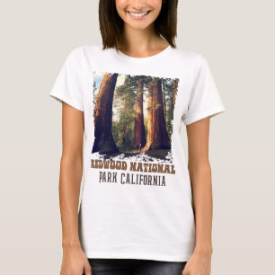 Camiseta Humboldt Redwoods Retro US Vintag estatal de Calif