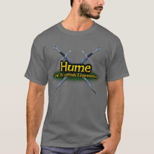 Camiseta Hume el hogar escocés del clan de la experiencia