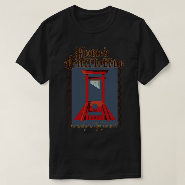 Camiseta Humex27s Guillotine (Diseño del anverso)