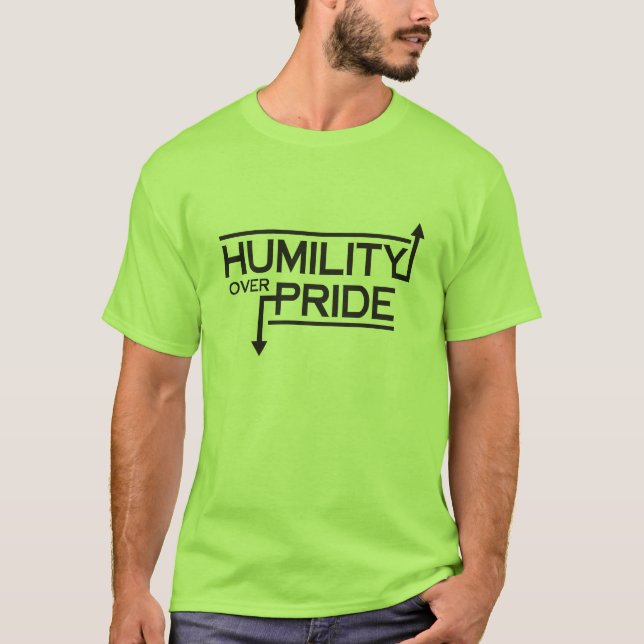 Camiseta Humildad por el orgullo (Anverso)
