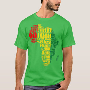 Camiseta Humilde bendición creativa única historia negra y