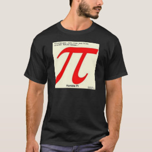Camiseta Humilde Pi R Cuadrado Divertido