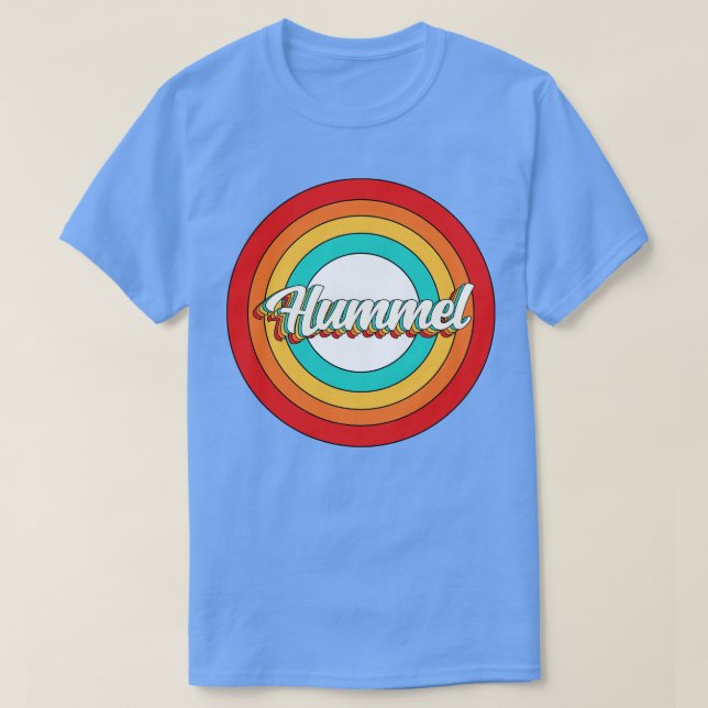 Camiseta Hummel Nombre Shirt Vintage Hummel Circle (Diseño del anverso)