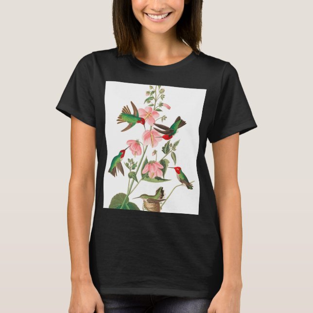 Camiseta Humming colombiano por John James Audubon (Anverso)