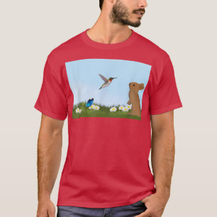 Camiseta Hummingbird Bird Bunny Spring Birdwatcher Animal B