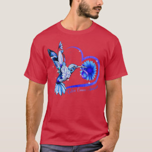 Camiseta Hummingbird Cáncer de Colón de Cinta Azul de Giras