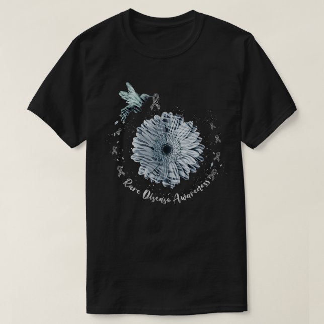Camiseta Hummingbird Cinta Cebra Cebolla Cinta Rara (Diseño del anverso)