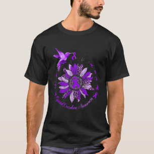 Camiseta Hummingbird Cinta púrpura Sobredosis opioide