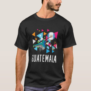 Camiseta Hummingbird con bandera de Guatemala está orgullos