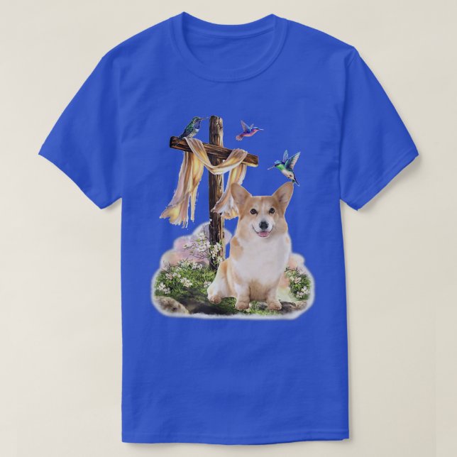 Camiseta Hummingbird Corgi  (Diseño del anverso)