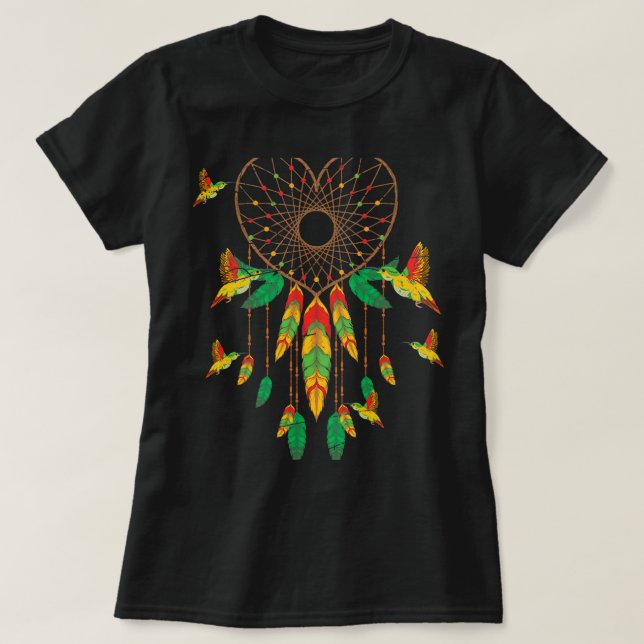 Camiseta Hummingbird Drea nativo indio (Diseño del anverso)
