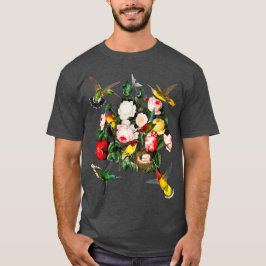 Camiseta Hummingbird Flowers Hummingbird Lover Gift Humming