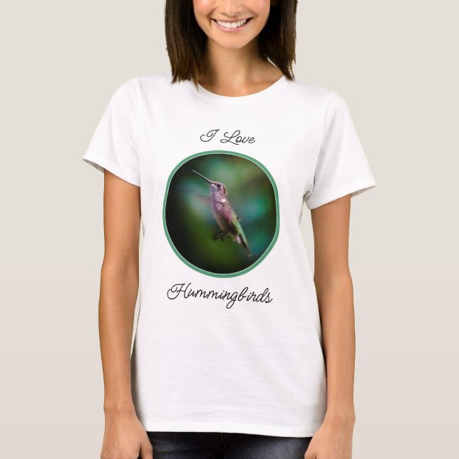 Camiseta Hummingbird - Fotografía original (Anverso)