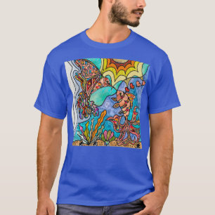 Camiseta Hummingbird Goldfish Refling Art