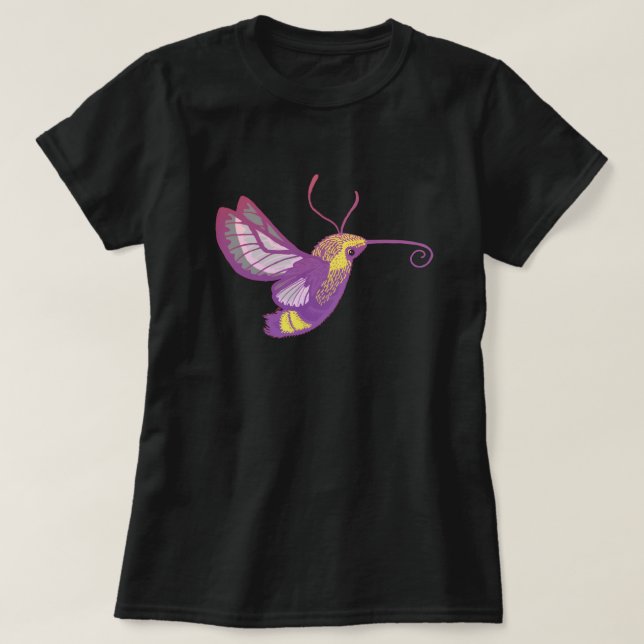 Camiseta Hummingbird Hawk Moth (Diseño del anverso)