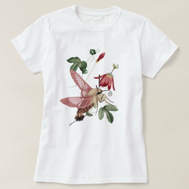 Camiseta Hummingbird Hawk Moth (Diseño del anverso)