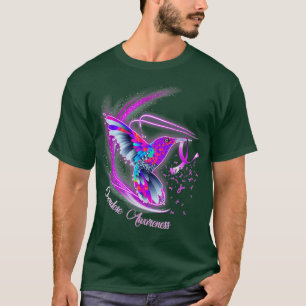 Camiseta Hummingbird Holding Purple Ribbon Sobredosis Aware