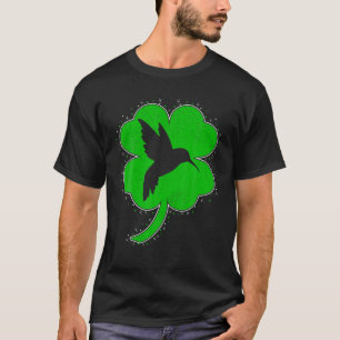 Camiseta Hummingbird Lover Irish Shamrock Hummingbird St Pa