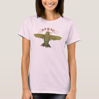 Camiseta Hummingbird Moon Lotus Art