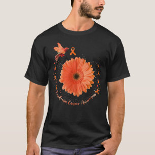 Camiseta Hummingbird Naranja de girasol Leucemia cancerosa