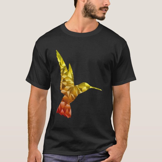 Camiseta Hummingbird polygonal symbol (Anverso)
