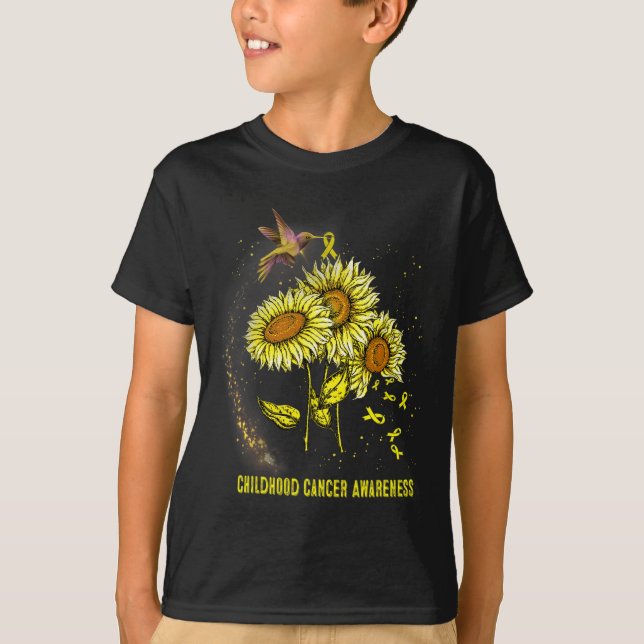 Camiseta Hummingbird Sensibilización sobre el Cáncer Infant (Anverso)