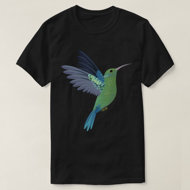 Camiseta Hummingbird Shirt Womens Summer Birthday Gift Humm (Diseño del anverso)