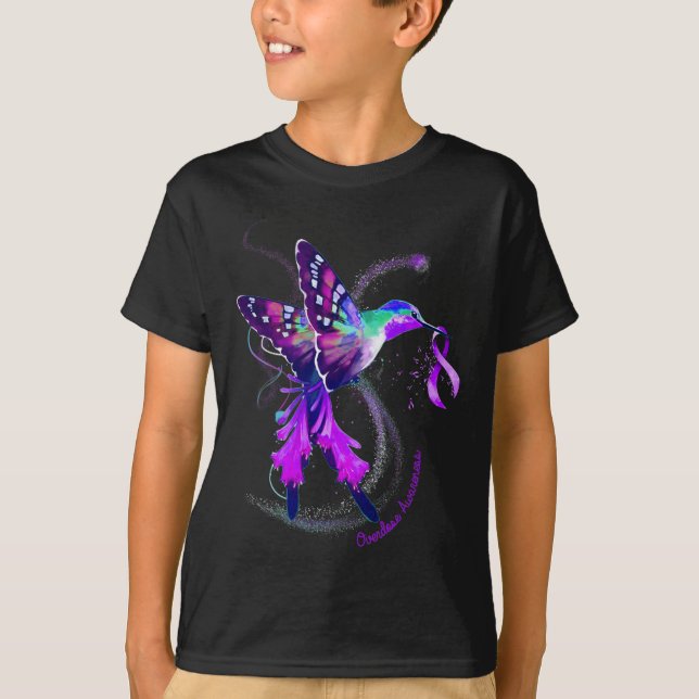 Camiseta Hummingbird Sostener Conciencia sobre la sobredosi (Anverso)