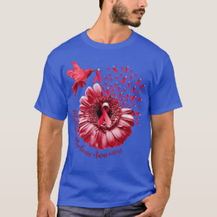 Camiseta Hummingbird Sunflower Burdy Multiple Myeloma 