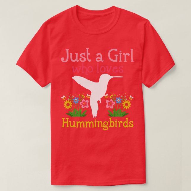 Camiseta Hummingbird Tropical Bird (Diseño del anverso)