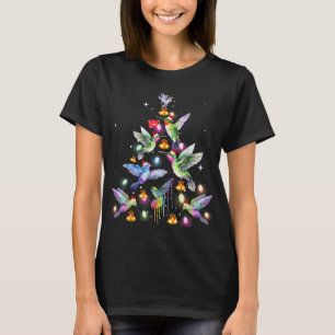 Camiseta Hummingbird Usa Árbol De Navidad De Santa Clara Ug
