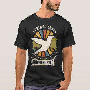 Camiseta Hummingbird Vintage Classic Retro Animal