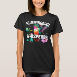 Camiseta Hummingbird Whisperer Cute Hummingbird Lover T-Shi