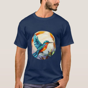 Camiseta Hummingbirds de vidrio templado dulce