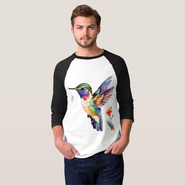 Camiseta Hummingbirds divertido y hermoso para los amantes  (Anverso completo)