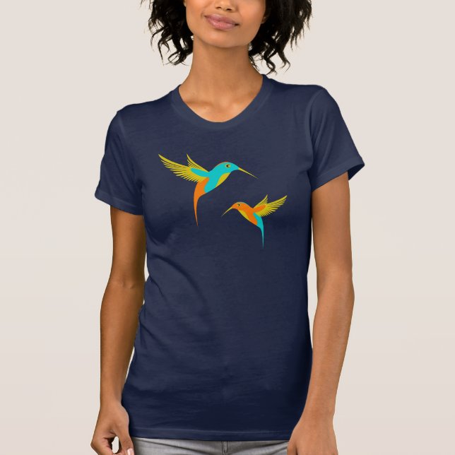 Camiseta Hummingbirds Exótico (Anverso)