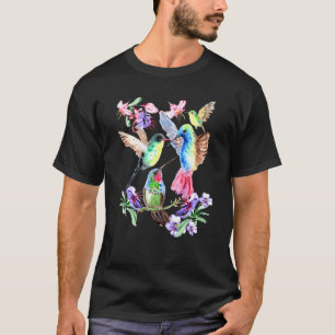 Camiseta Hummingbirds Pájaro Cute Hummingbird
