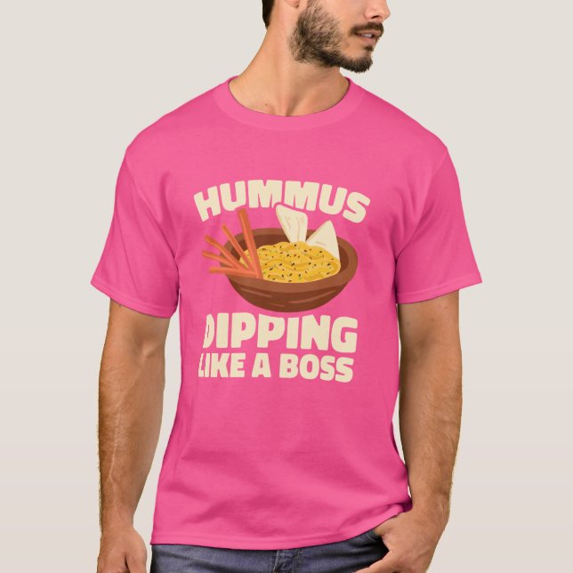 Camiseta Hummus buceando como un jefe (Anverso)