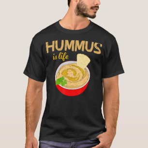 Camiseta Hummus humus basado en alimentos veganos