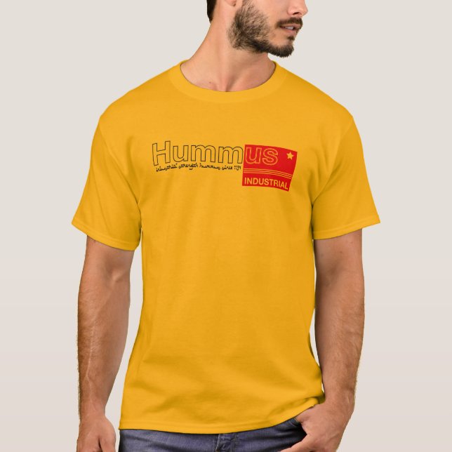 CAMISETA HUMMUS INDUSTRIAL (Anverso)