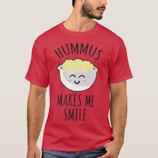 Camiseta Hummus me hace sonreír