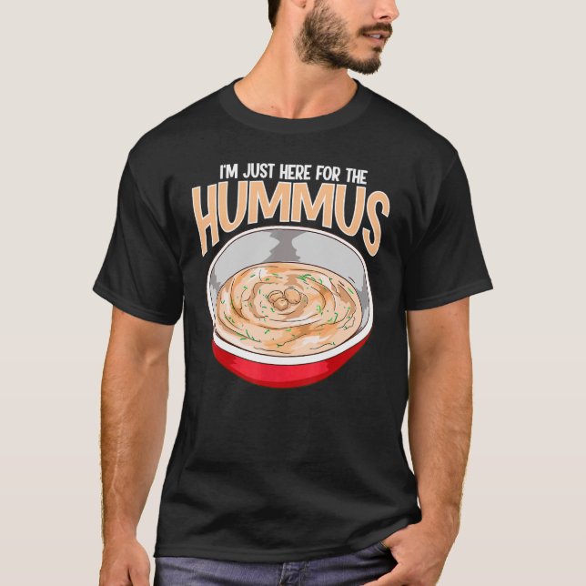 Camiseta Hummus Pun Chickpeas Comida mediterránea 1 (Anverso)